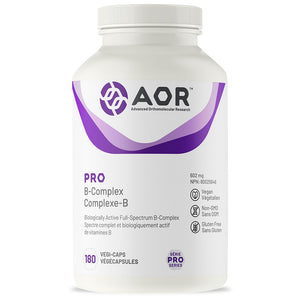 AOR 綜合維生素B群素食膠囊 180粒 AOR PRO B Complex 180 VCapsules