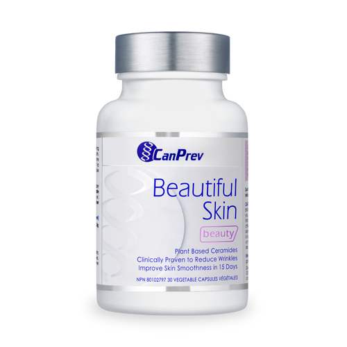 CANPREV 神經醯胺 素食膠囊 30粒 Beautiful Skin Ceramosides™  30 vegetable capsules.