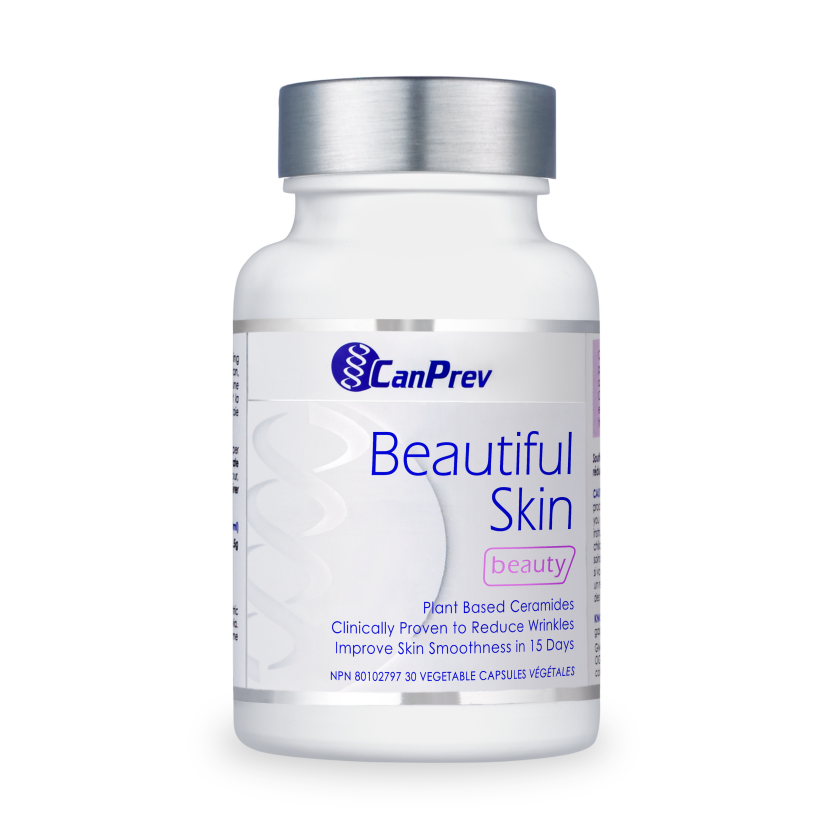 CANPREV 神經醯胺 素食膠囊 30粒 Beautiful Skin Ceramosides™  30 vegetable capsules.