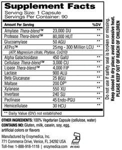 ENZYMEDICA 優質酵素配方含ATPRO 240粒膠囊  DIGEST GOLD 240 CAPSULES