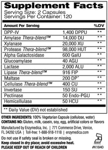 ENZYMEDICA 全譜消化酵素120粒膠囊 DIGEST SPECTRUM 120 CAPSULES