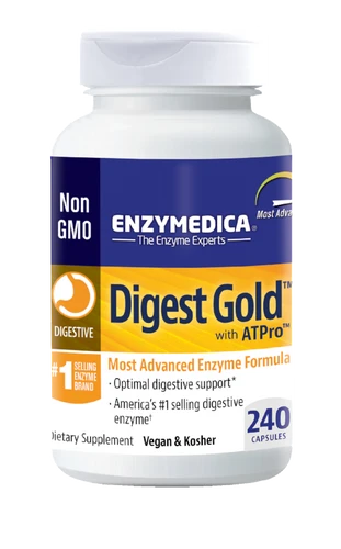 ENZYMEDICA 優質酵素配方含ATPRO 240粒膠囊  DIGEST GOLD 240 CAPSULES