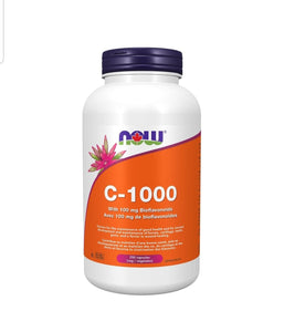 NOW 1000MG 維生素 C   100粒素食膠囊