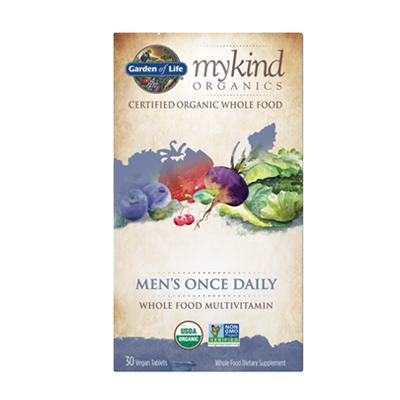 GARDEN OF LIFE 男士有機素食綜合維生素 30錠  Garden Of Life MyKind Organics Multivitamin Men's Once Daily 30 Vegan Tablets