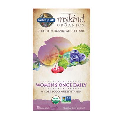 GARDEN OF LIFE 女士有機素食綜合維生素 30錠 MYKIND ORGANICS WOMEN'S ONCE DAILY 30T