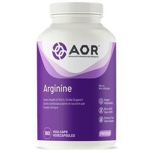 AOR 精氨酸 600亳克 180粒素食膠囊 ARGININE 600MG 180 VEG-CAPSULES