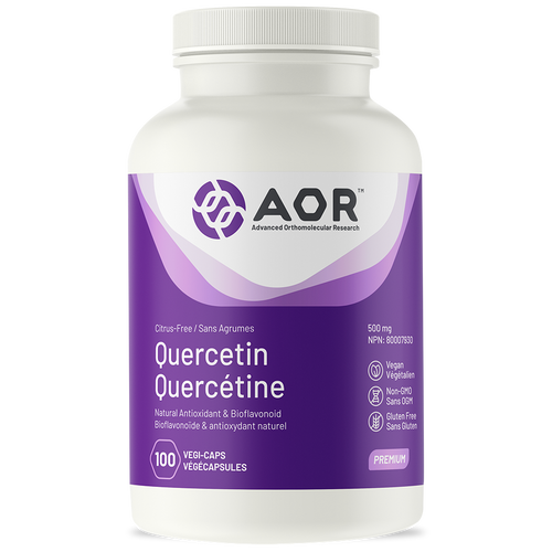 AOR 檞黃素500亳克100粒素食膠囊 QUERCETIN 100 VCAPSULES