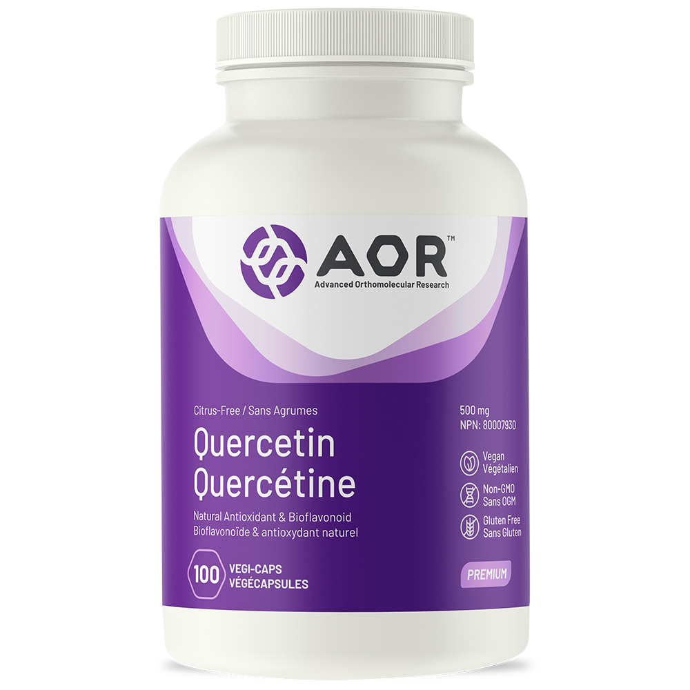 AOR 檞黃素500亳克100粒素食膠囊 QUERCETIN 100 VCAPSULES