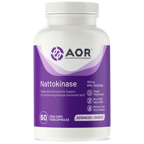 AOR 納豆激酶 100亳克 60粒素食膠囊 NATTOKINASE 100MG 60 VCAPSULES