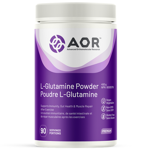 AOR左旋谷氨醯胺粉末 450克 (90次用量)  L-GLUTAMINE 454G POWDER 450g