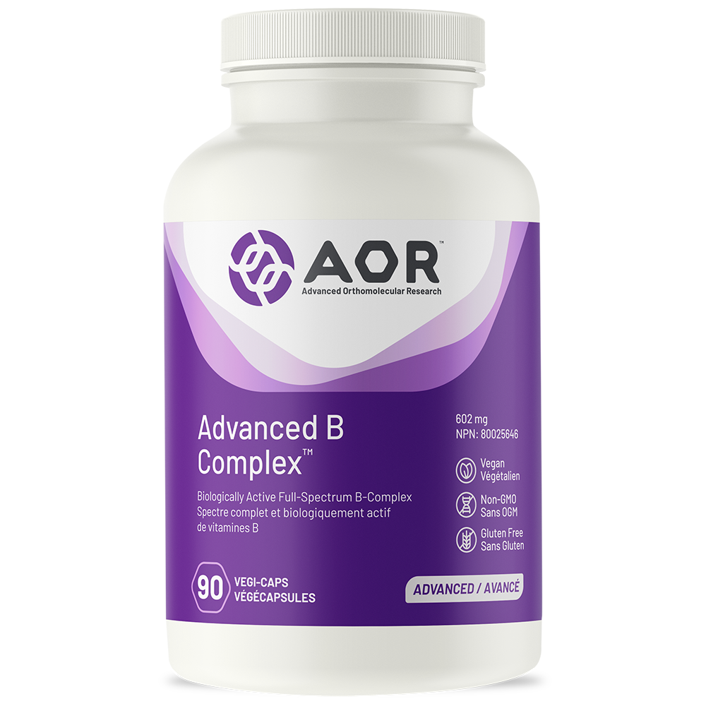 AOR 升級版維他命B群 602亳克180粒素食膠囊  Advanced B Complex  180 VCAPS