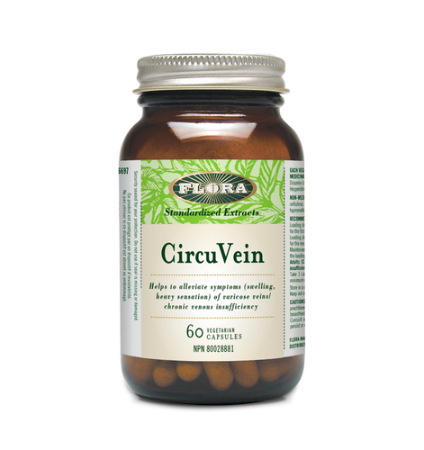 FLORA 靜脈曲張舒緩  60 粒膠囊  CIRCU VEIN 500 MG 60 VCAPSULES