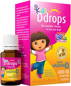 Ddrops 幼兒液體維生素D3補充劑 400IU 60滴 KID'S D DROPS 400IU DORA 60 DROPS