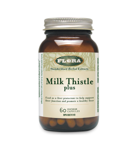 FLORA 奶薊草 60粒素食膠囊MILK THISTLE 60 VCAPSULES