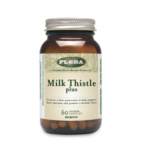 FLORA 奶薊草 60粒素食膠囊MILK THISTLE 60 VCAPSULES