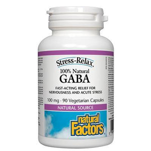 NATURAL FACTORS GABA 90粒素食膠囊
