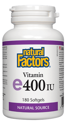 Natural Factors 天然維生素E 400IU 膠囊 180粒