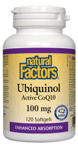 NATURAL FACTORS 高活性輔酶 Q10 100亳克 120 軟膠囊