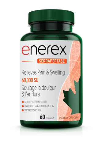 ENEREX 抗炎消腫血清肽酶 60,000SU 60粒素食膠囊 SERRAPEPTASE 60,000 SU 60 DRCAPSULES