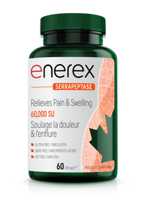 ENEREX 抗炎消腫血清肽酶 60,000SU 60粒素食膠囊 SERRAPEPTASE 60,000 SU 60 DRCAPSULES