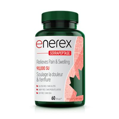 ENEREX  抗炎消腫血清肽酶 90.000SU 60粒素食膠囊 SERRAPEPTASE - 90,000SU 60 VCAPSULES