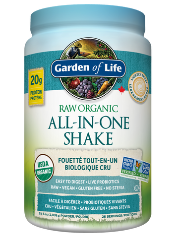 Garden Of Life 全方位營養蛋白粉 微甜味 1017 克 RAW ORGANIC ALL-IN-ONE NUTRITIONAL SHAKE - LIGHTLY SWEETENED