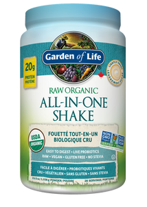 Garden Of Life 全方位營養蛋白粉 微甜味 1017 克 RAW ORGANIC ALL-IN-ONE NUTRITIONAL SHAKE - LIGHTLY SWEETENED