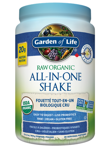 Garden Of Life 全方位營養蛋白粉 香草味 969  克 GARDEN OF LIFE ALL IN ONE NUTRITIONAL SHAKE VANILLA 969G